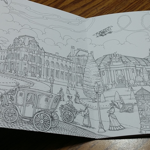 Panoramic Fold-out Coloring Paris - Picture 6 of 6
